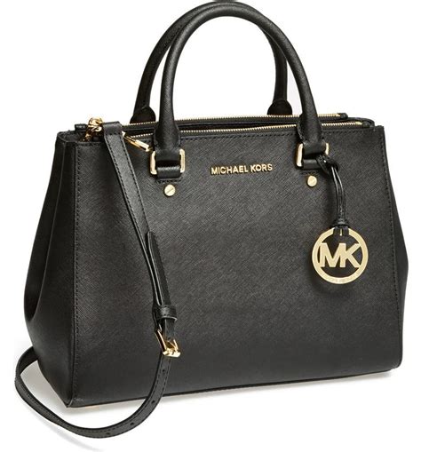 michael kors sutton saffiano leather medium grey satchel|Michael Kors saffiano tote large.